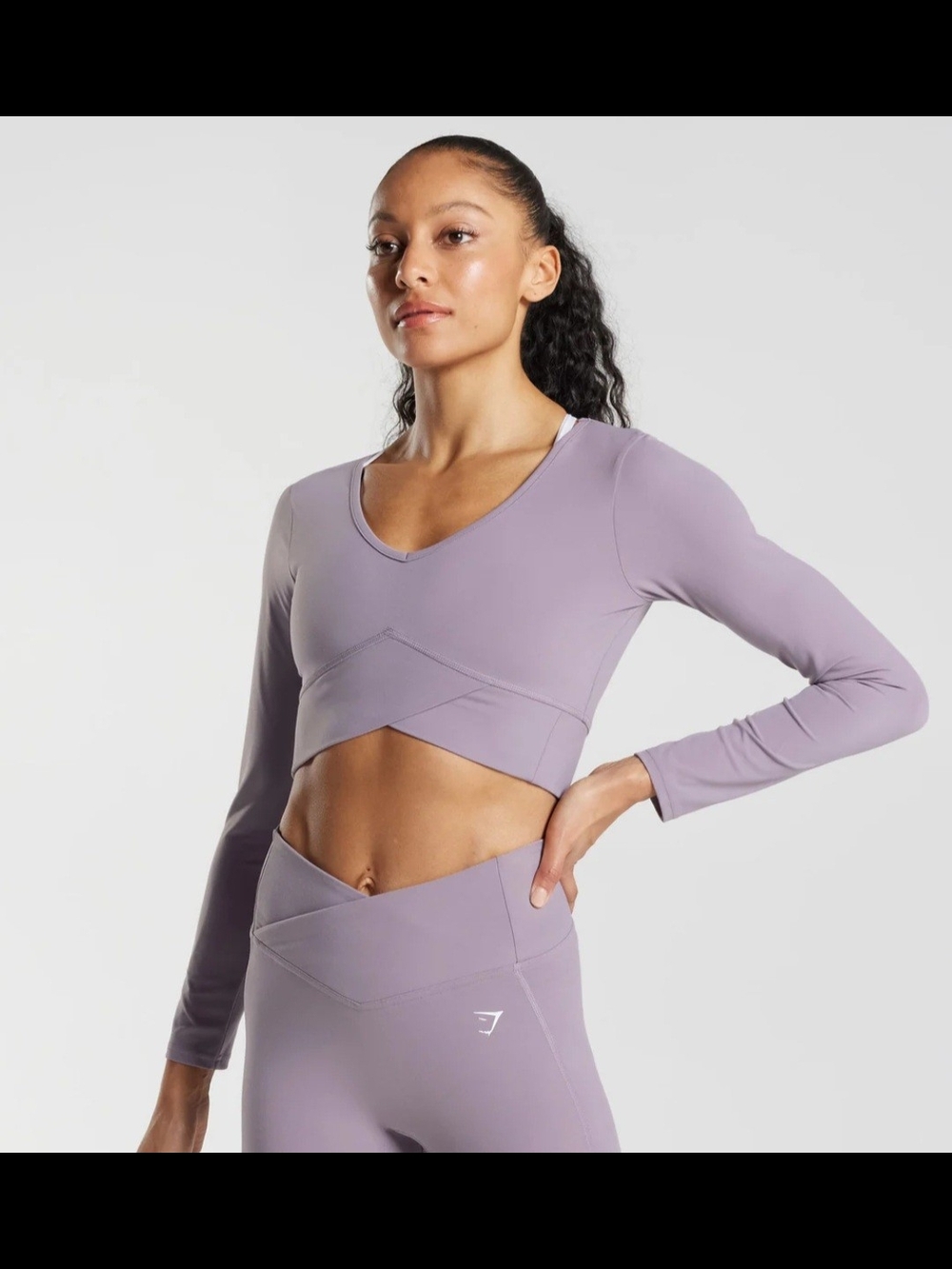 Gymshark Crop Long Sleeve Top